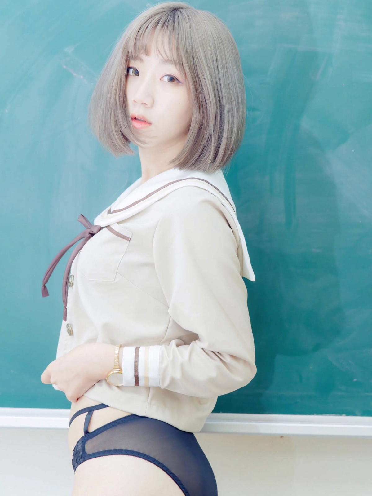 [JUICY]多汁女孩阮靖貽 水手服挑逗可爱单纯学生 – COSPLAY