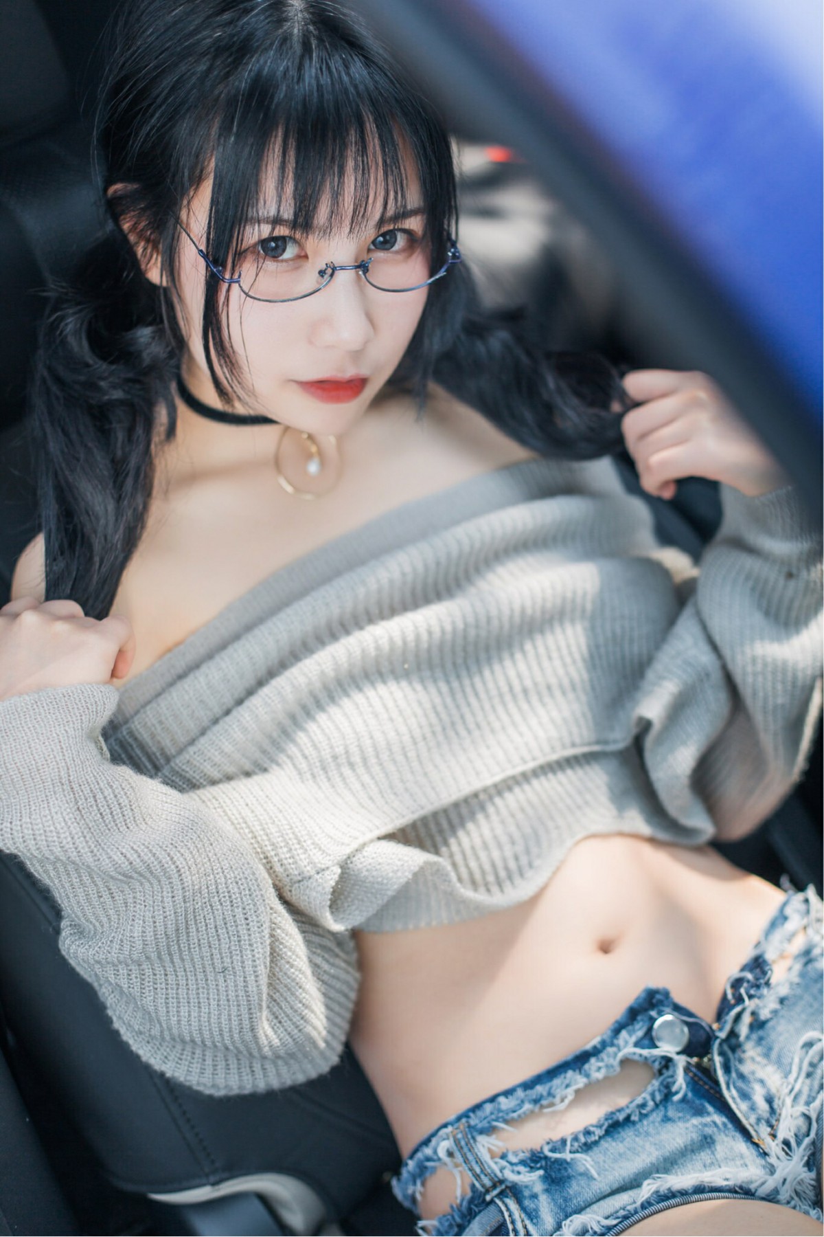 COSER美女逐月su – 车内篇 – COSPLAY