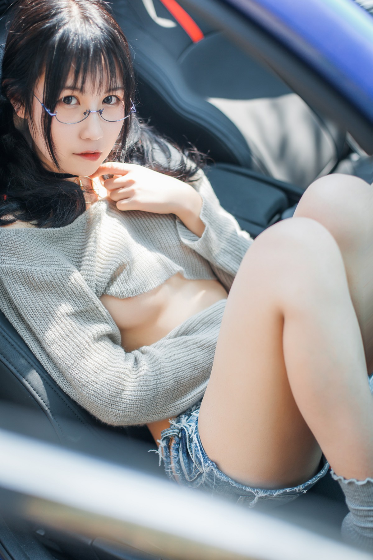 COSER美女逐月su – 车内篇 – COSPLAY