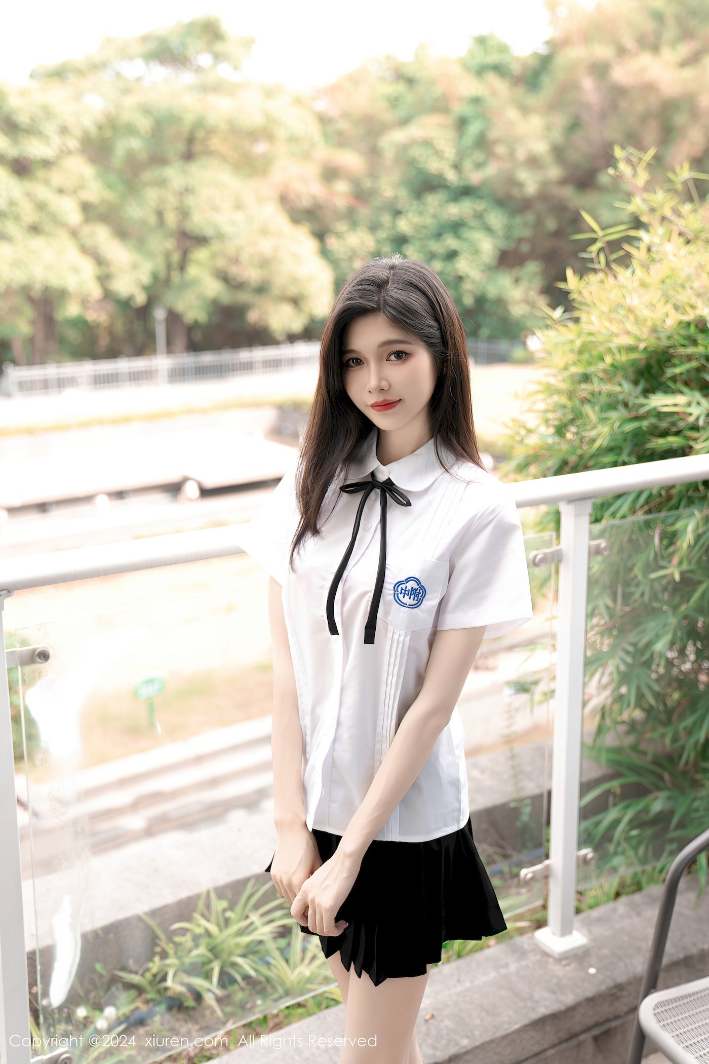 秀人网美女模特程程程-学生制服搭配清秀身材性感写真 – 美女 –