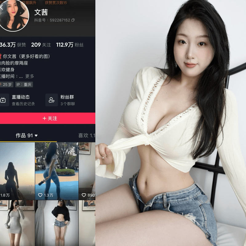 【铁粉空间】抖音文茜（文茜cool）合集【2199P 90V 4G】-御萝部落