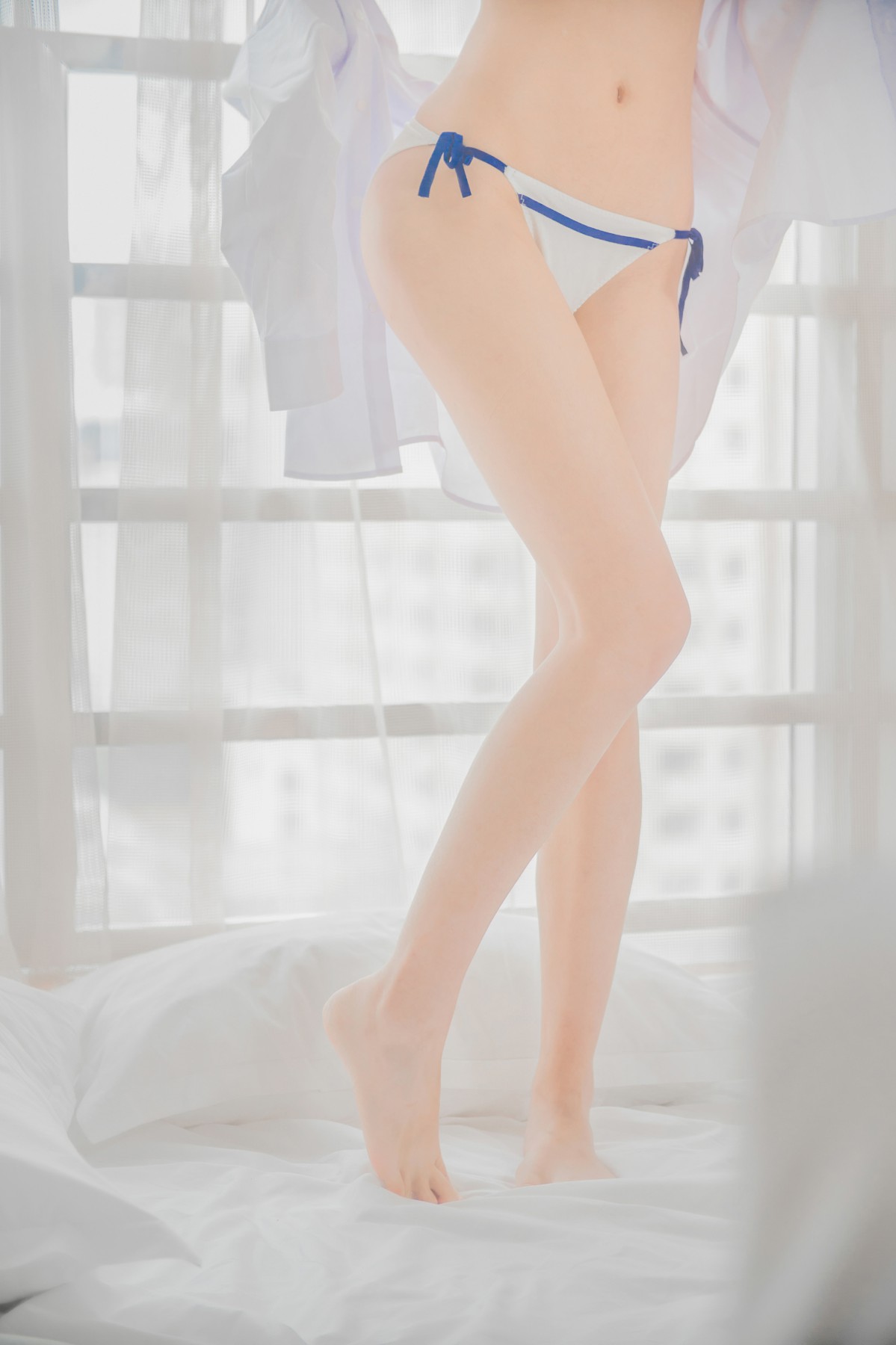 [桜桃喵]桜桃未熟-白衬衫双马尾 – COSPLAY