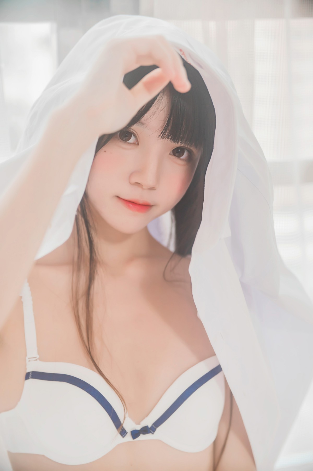 [桜桃喵]桜桃未熟-白衬衫双马尾 – COSPLAY