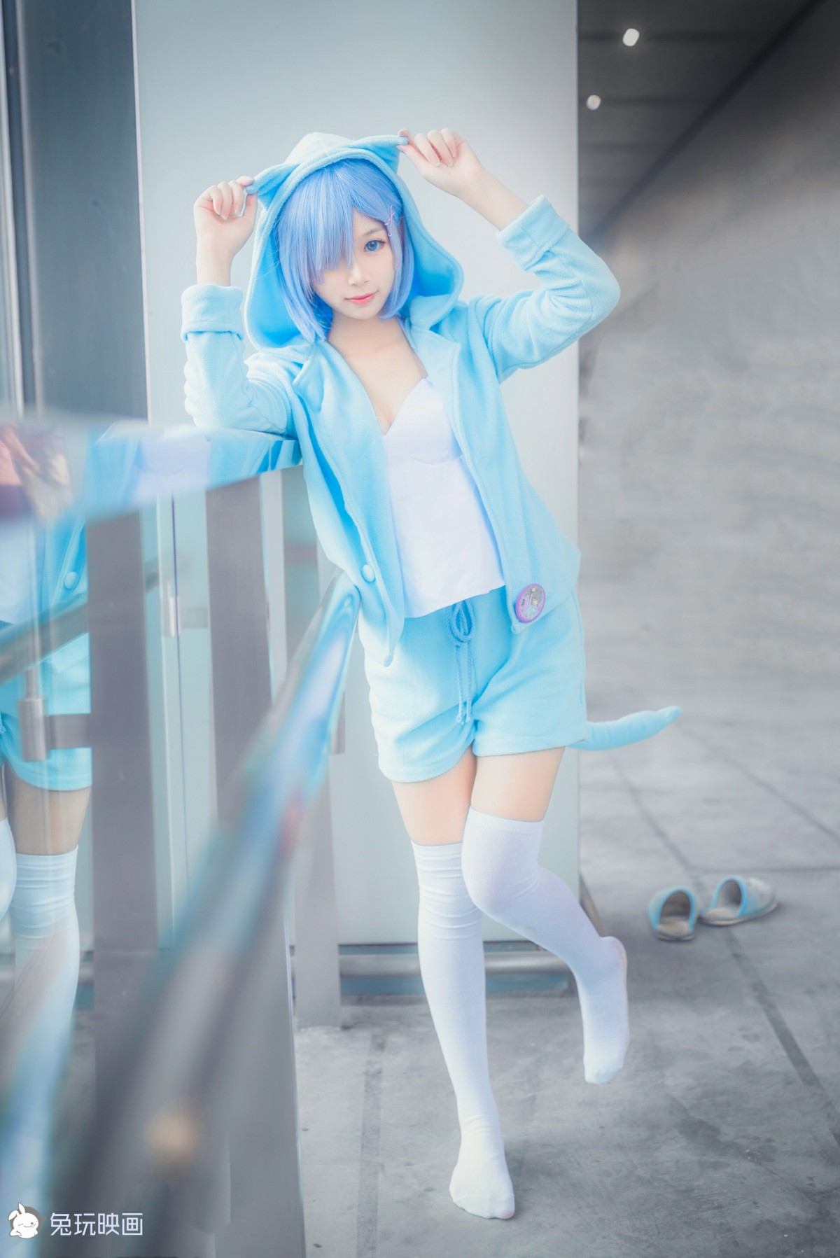 [Cosplay]兔玩映画 – 丢你一只雷姆 – COSPLAY