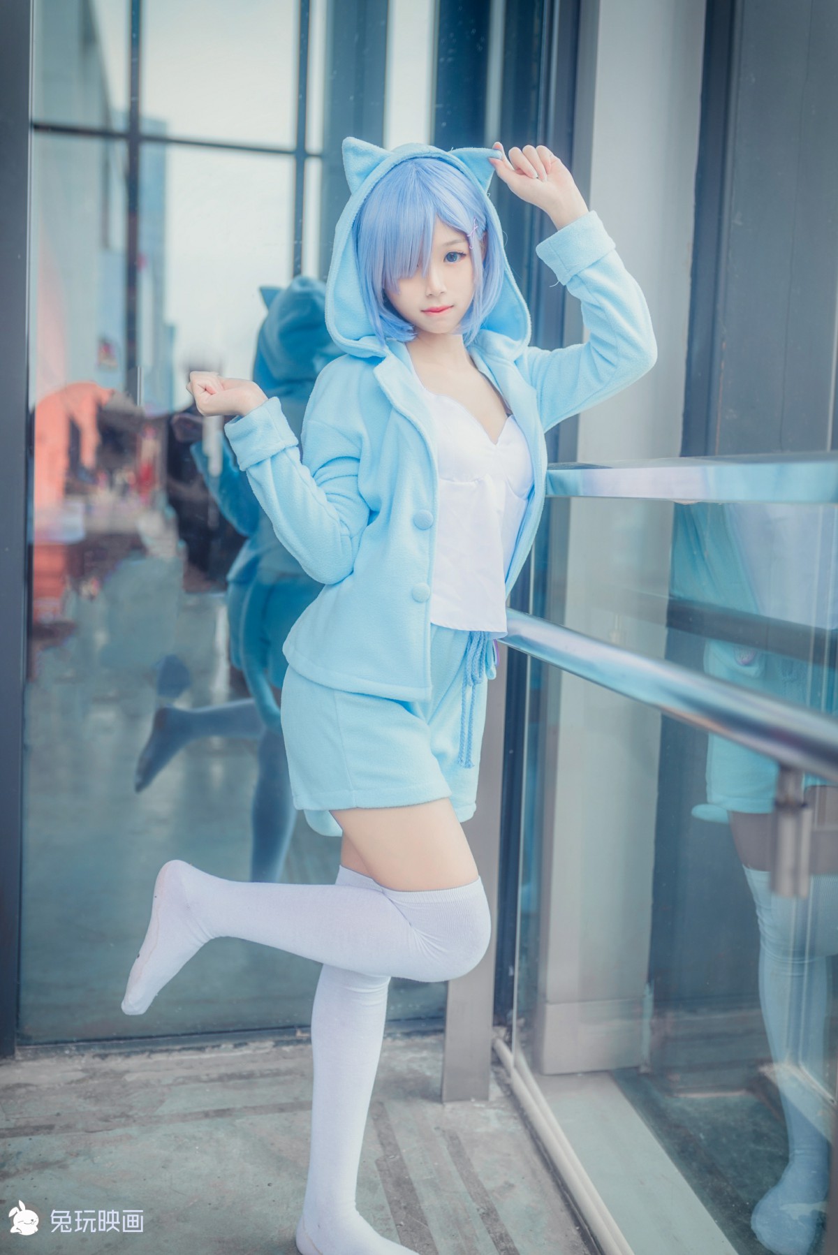 [Cosplay]兔玩映画 – 丢你一只雷姆 – COSPLAY