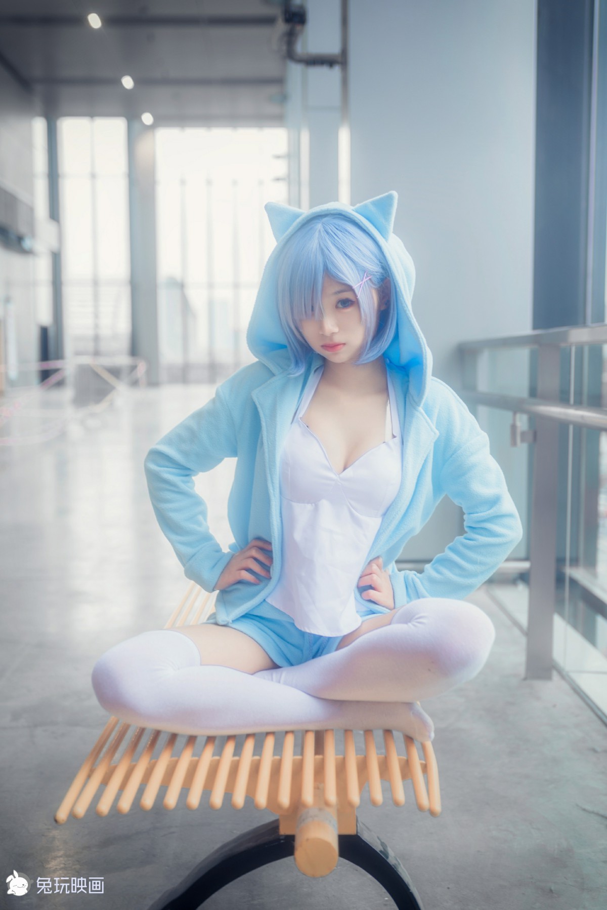 [Cosplay]兔玩映画 – 丢你一只雷姆 – COSPLAY