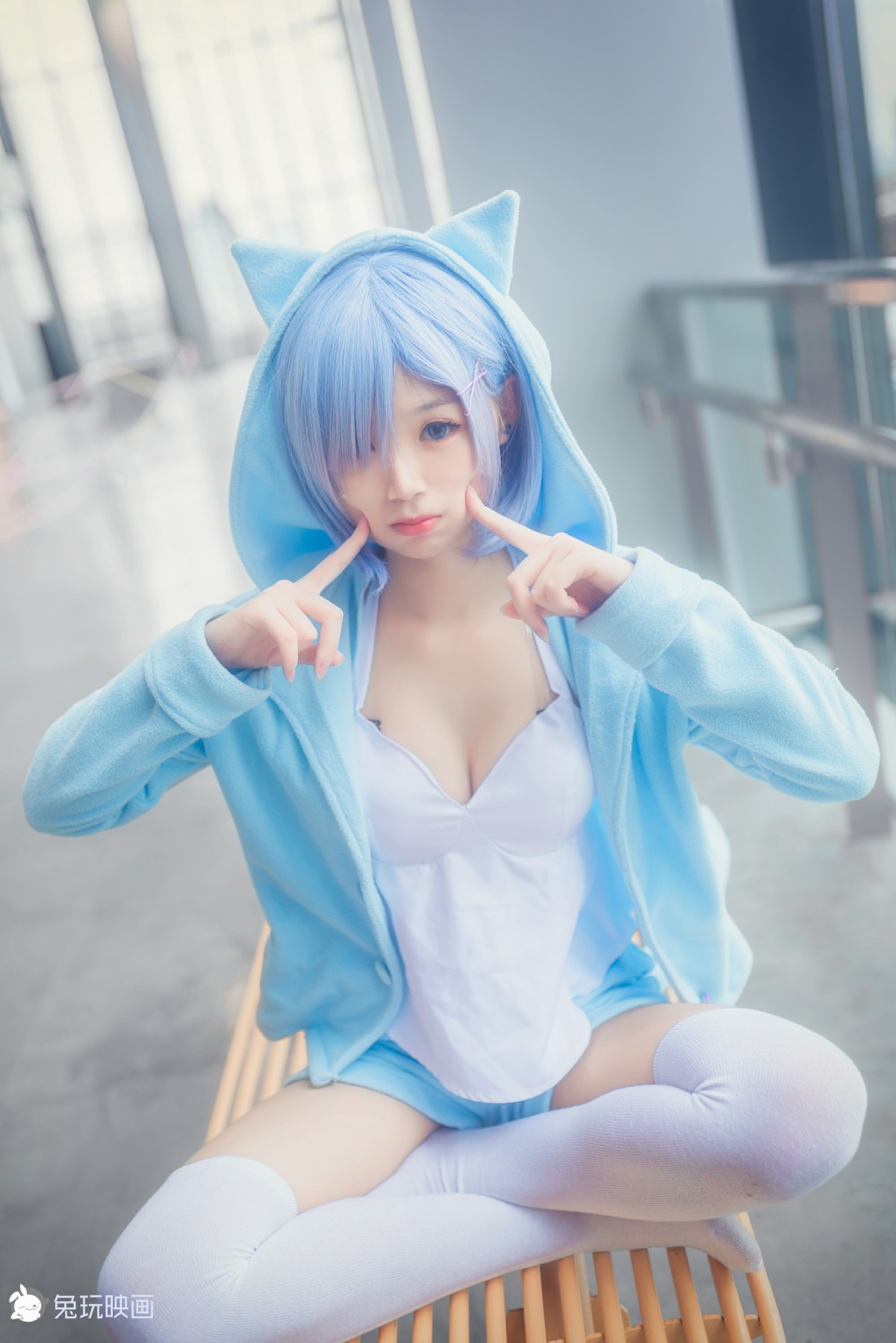 [Cosplay]兔玩映画 – 丢你一只雷姆 – COSPLAY