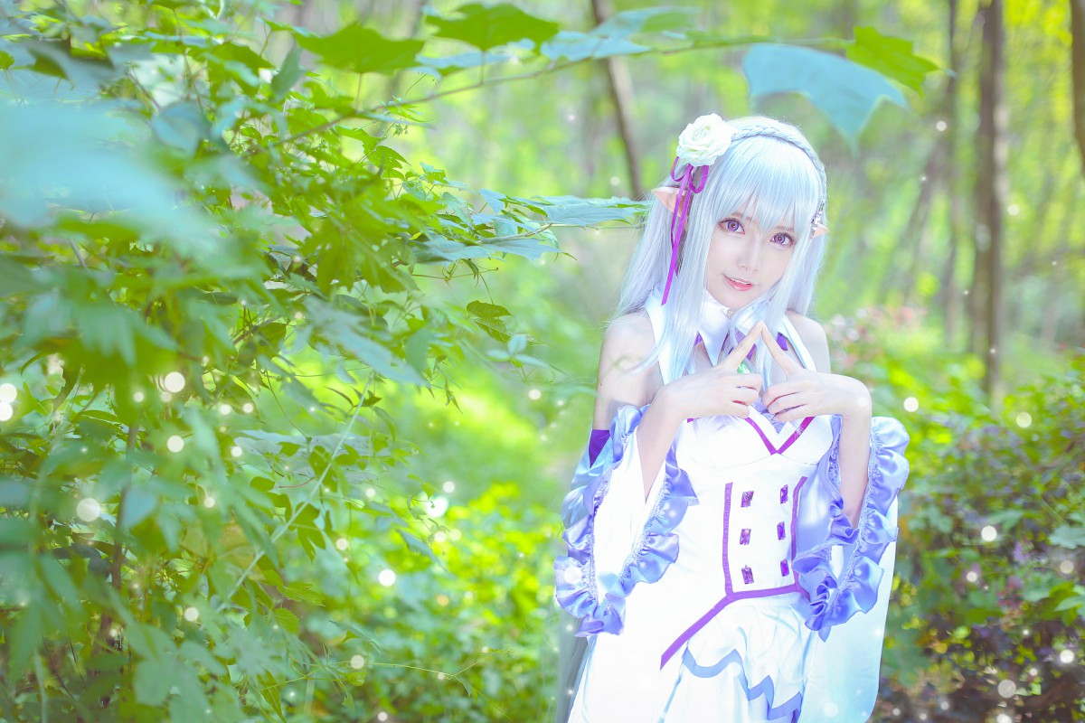 [Cosplay]从零开始的异世界生活 艾米莉娅 精美Cos – COSPLAY