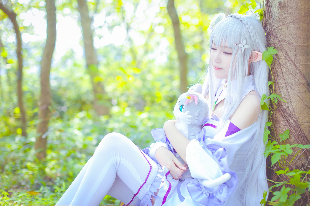 [Cosplay]从零开始的异世界生活 艾米莉娅 精美Cos – COSPLAY