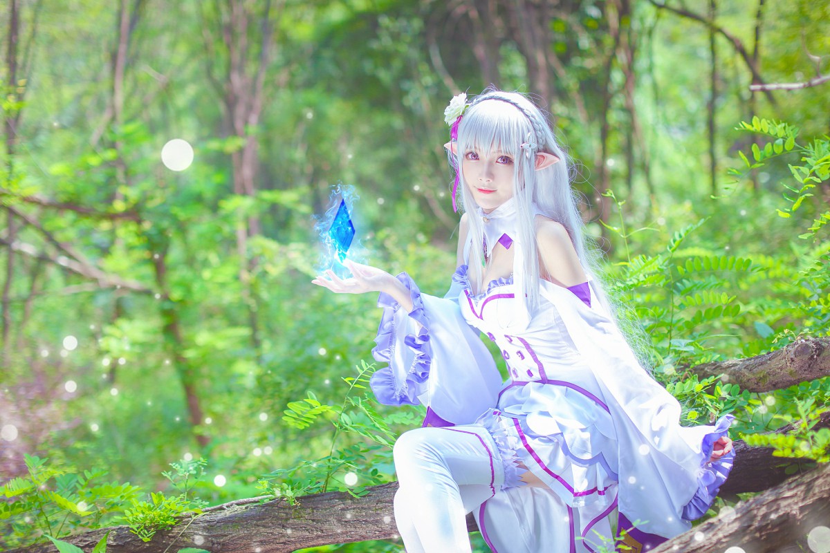 [Cosplay]从零开始的异世界生活 艾米莉娅 精美Cos – COSPLAY