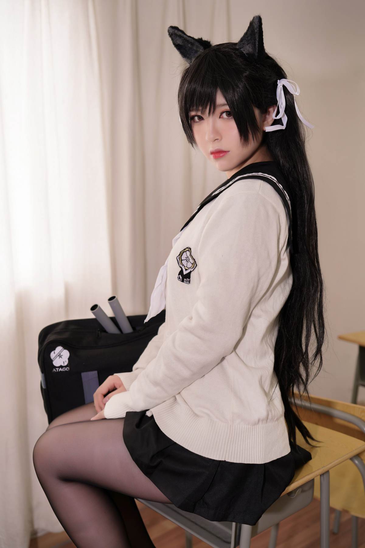 半半子 爱宕学园幻想曲 Cosplay 25P