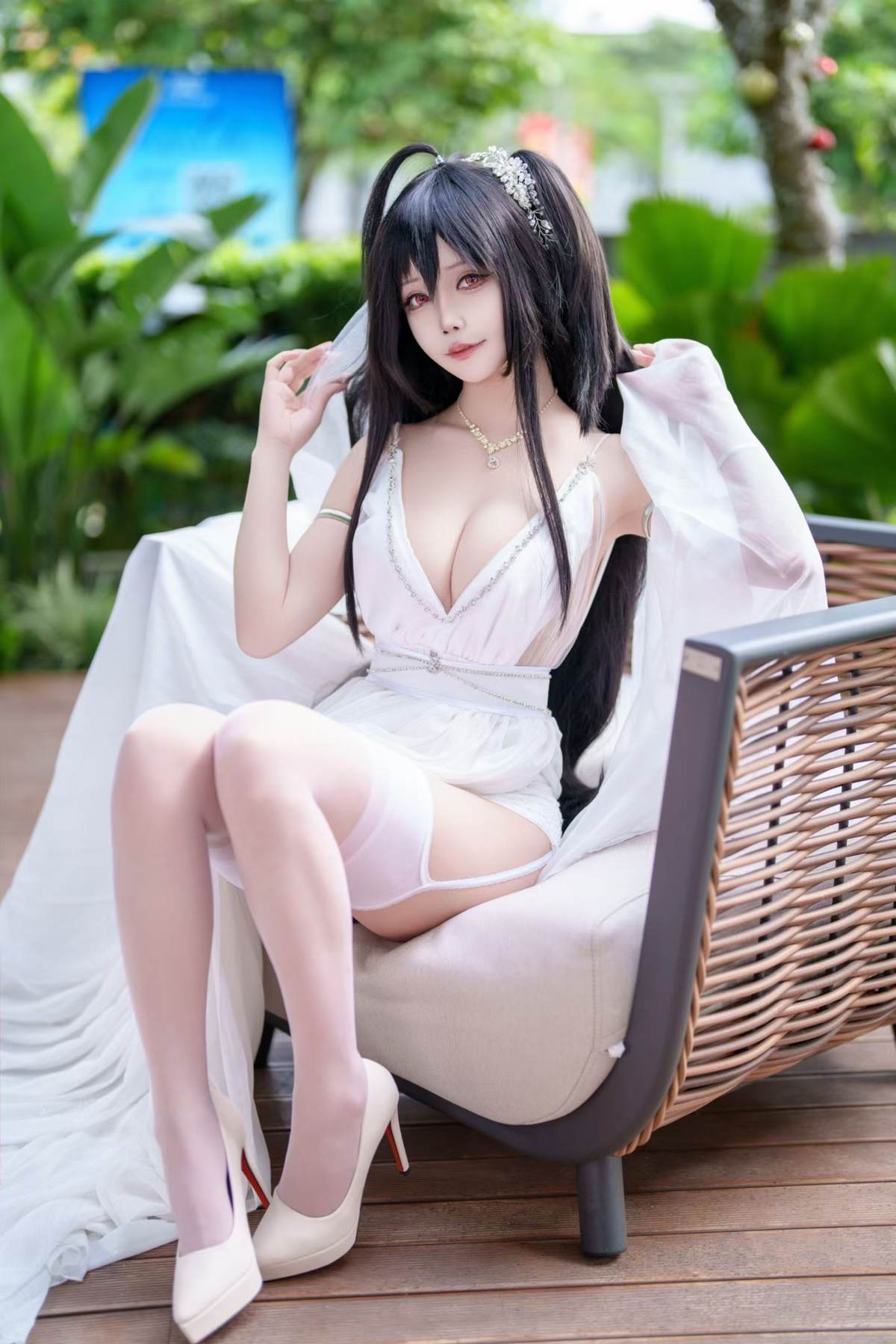 抱走莫子aa – 碧蓝航线 大凤：誓约花嫁花嫁白纱美胸 27P