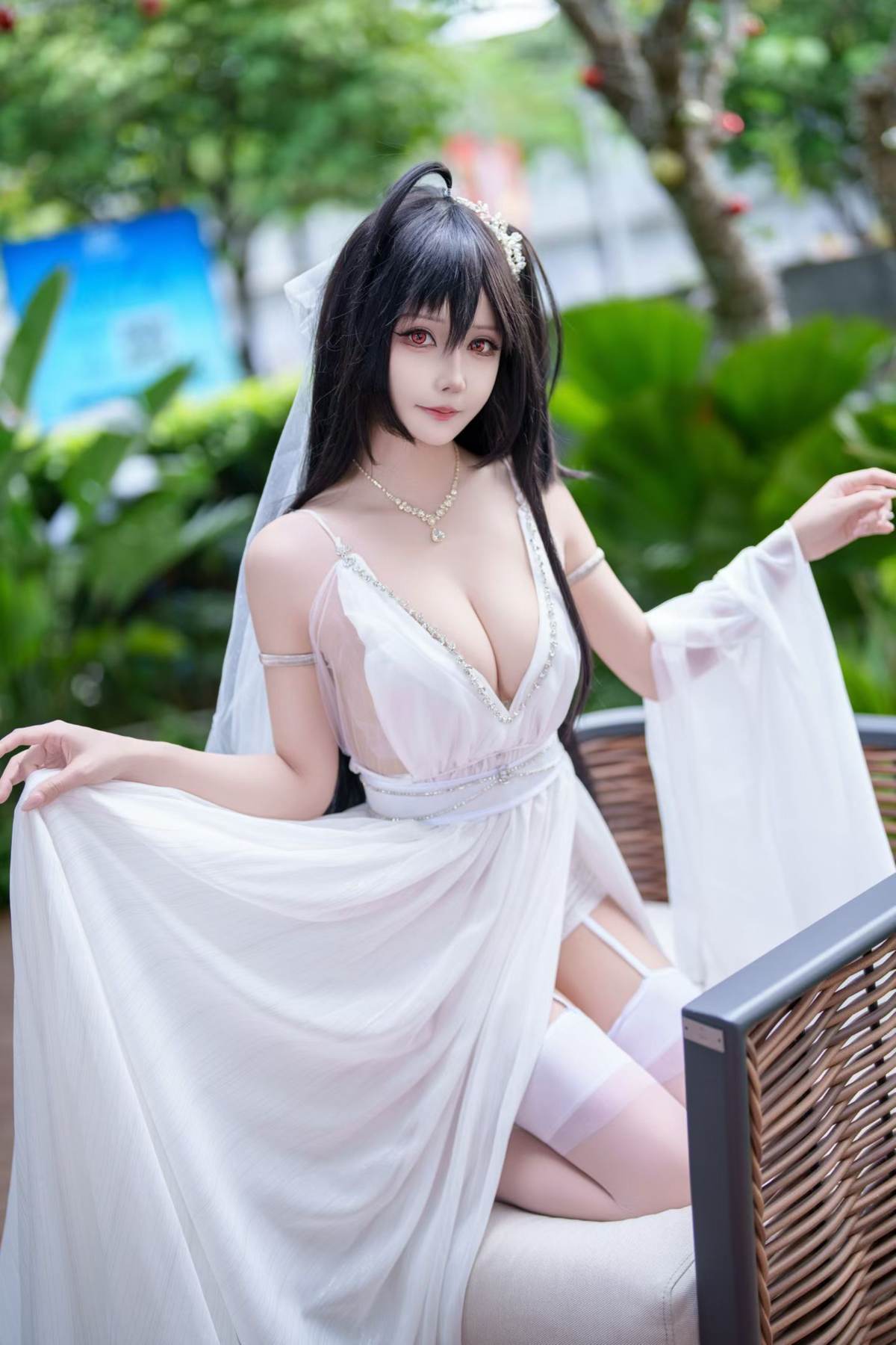 抱走莫子aa – 碧蓝航线 大凤：誓约花嫁花嫁白纱美胸 27P