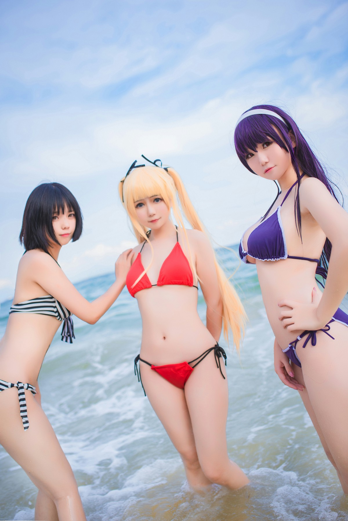 白金Saki写真 – 水着 – COSPLAY