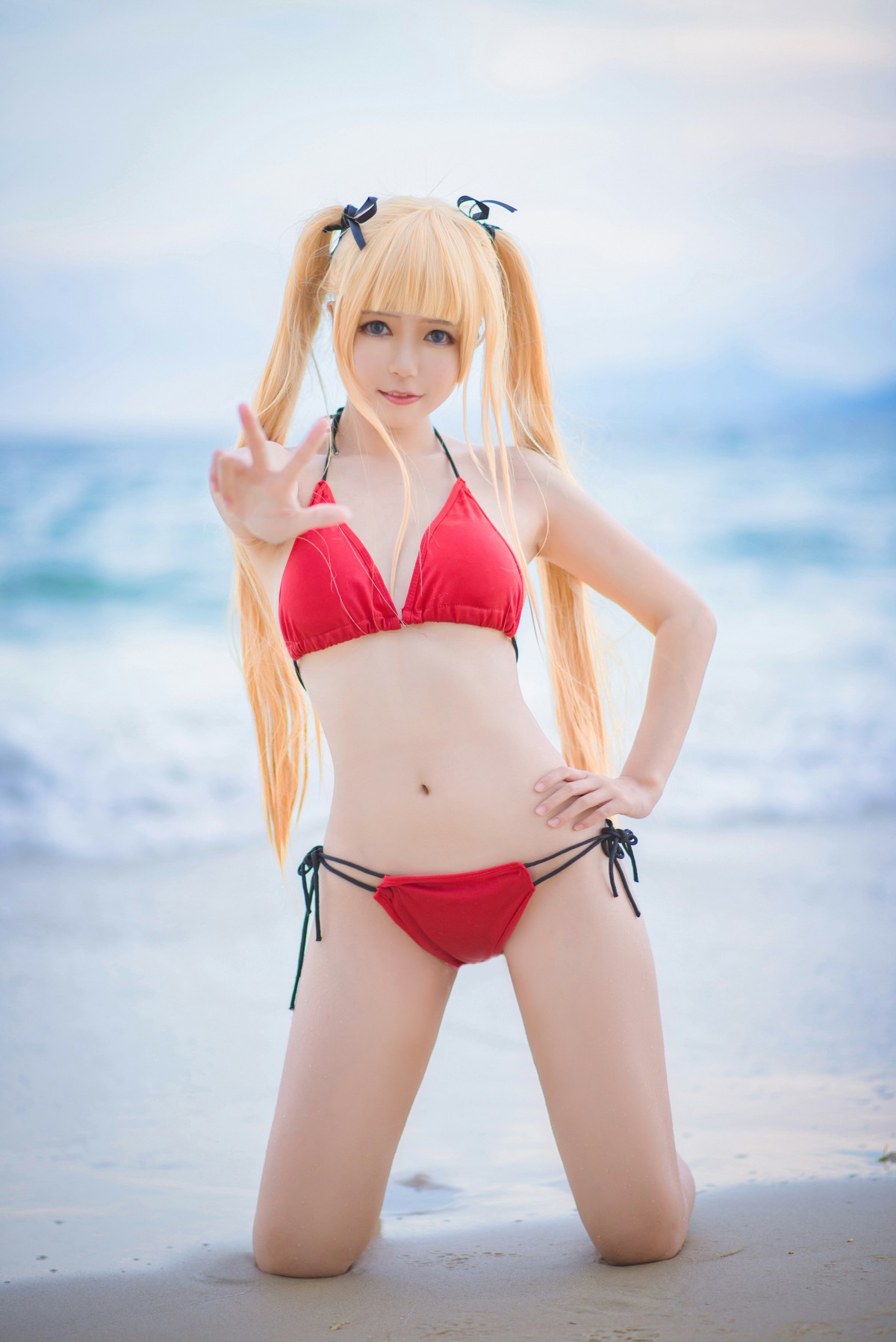 白金Saki写真 – 水着 – COSPLAY