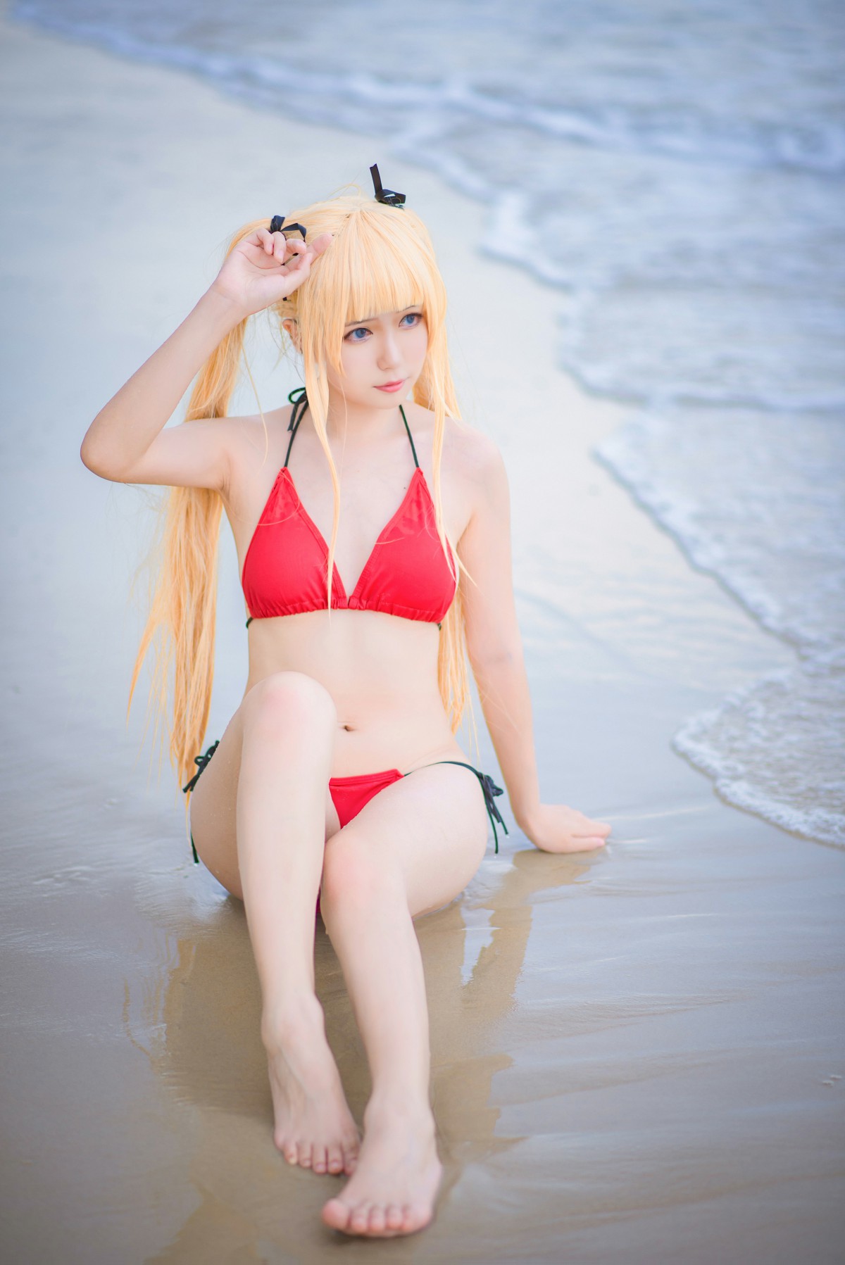 白金Saki写真 – 水着 – COSPLAY