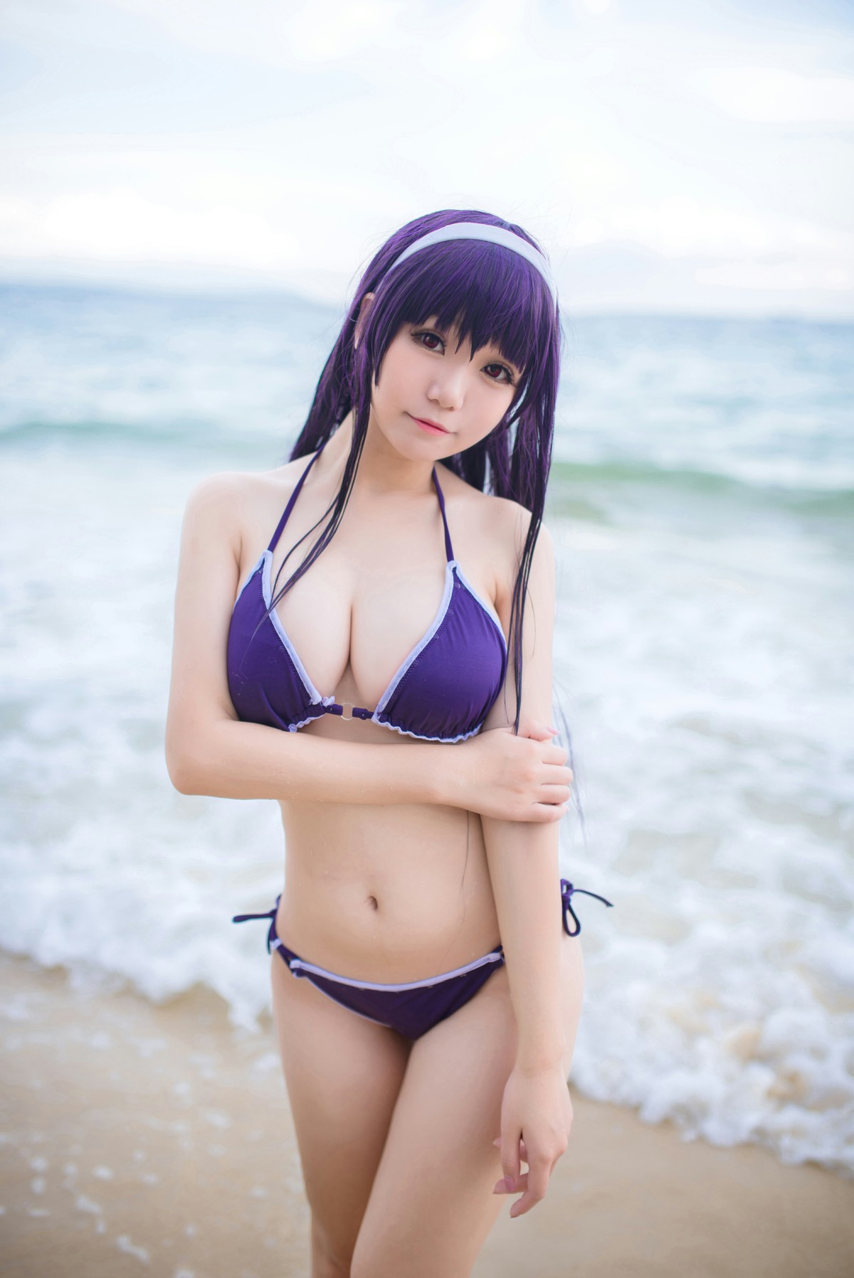 白金Saki写真 – 水着 – COSPLAY