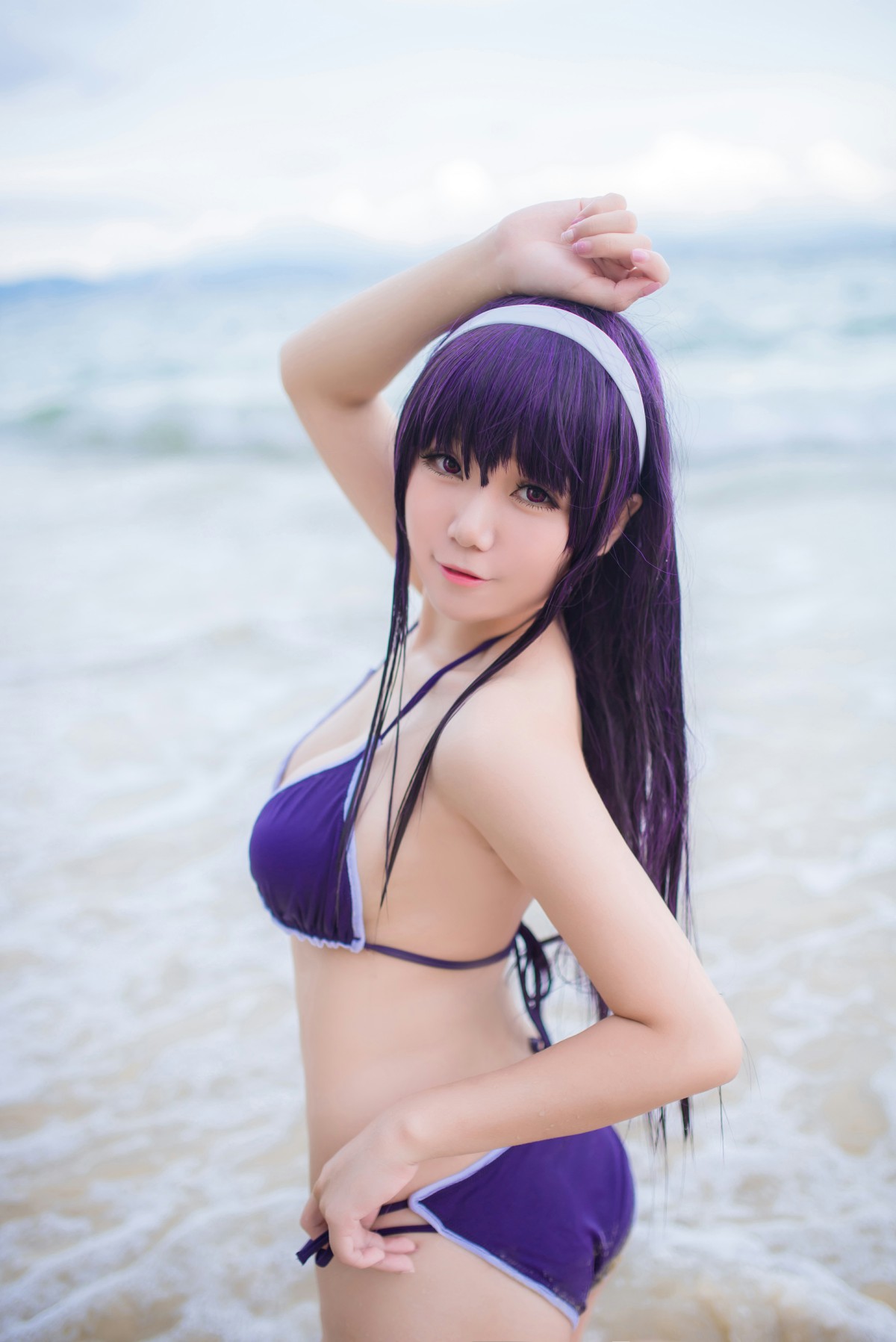 白金Saki写真 – 水着 – COSPLAY