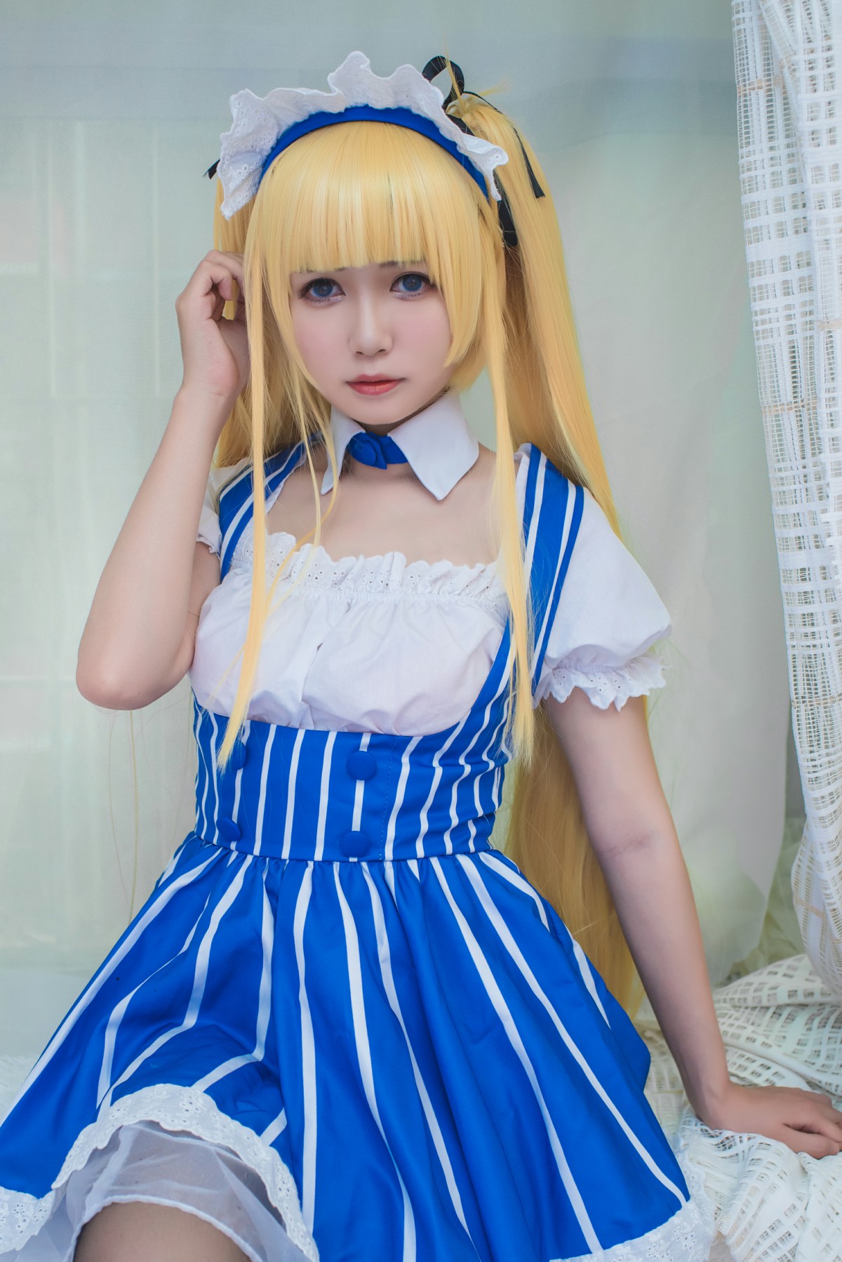 白金Saki写真 – 女仆 – COSPLAY