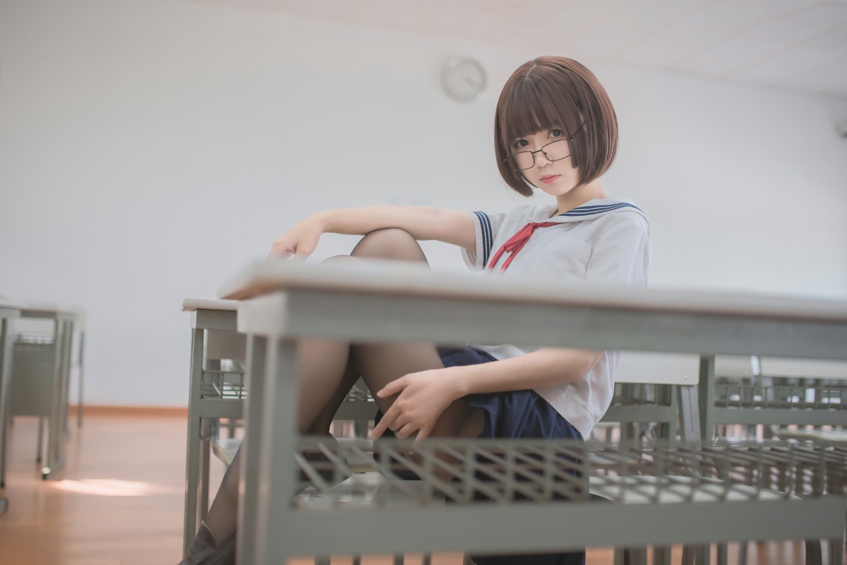 白金Saki写真 – 黑丝 – COSPLAY
