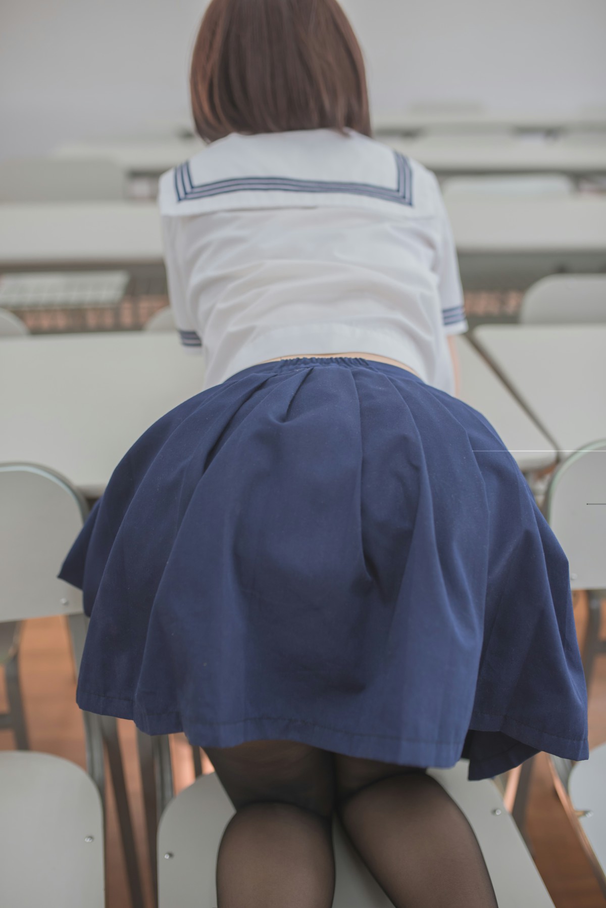 白金Saki写真 – 黑丝 – COSPLAY
