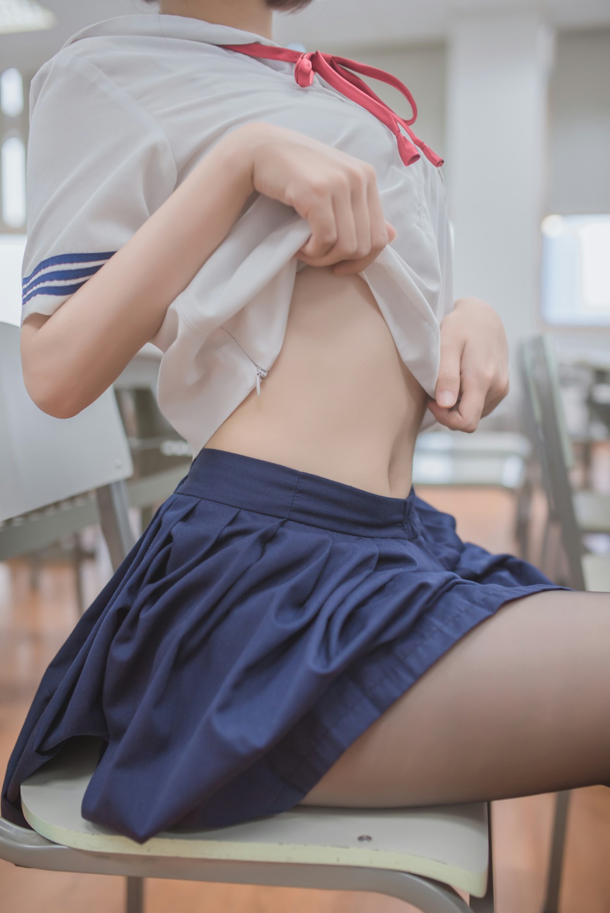 白金Saki写真 – 黑丝 – COSPLAY