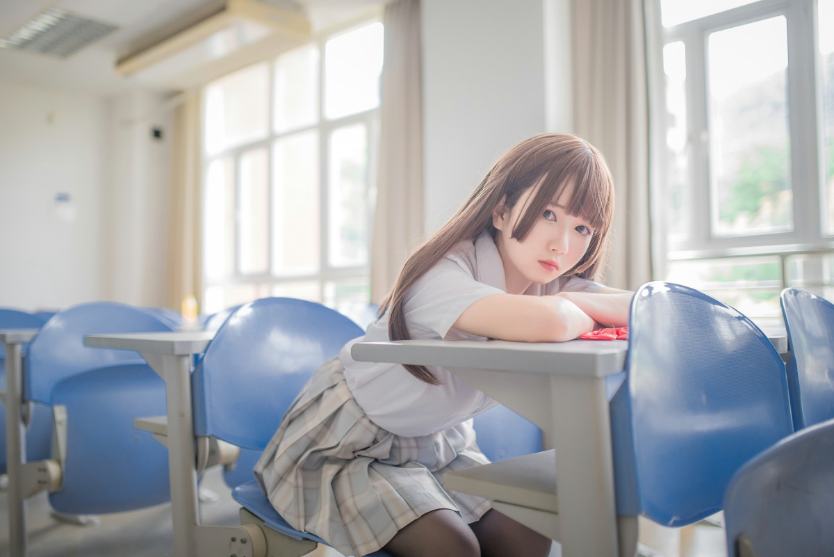 白金Saki写真 – 黑丝 – COSPLAY