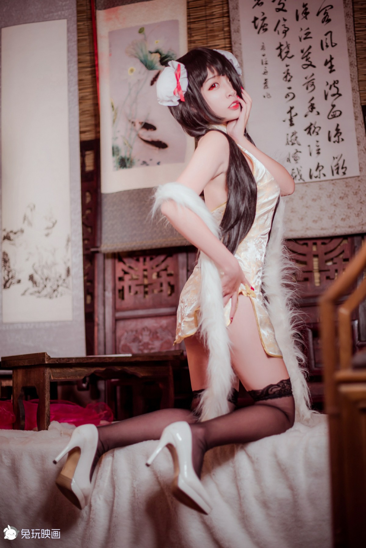[Cosplay]兔玩映画 – 狂三和贞德_ – COSPLAY