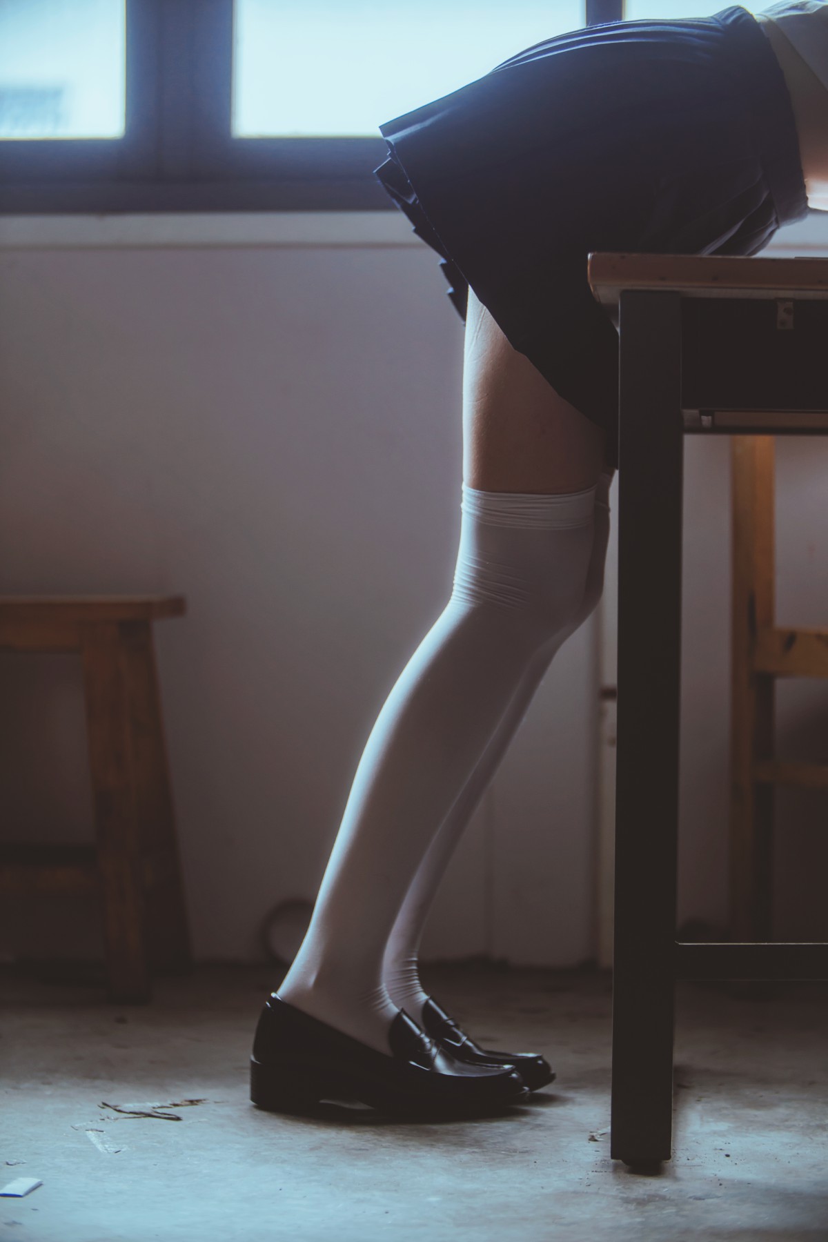 萝莉风COS 桜桃喵 – 蓝白水手服 – COSPLAY
