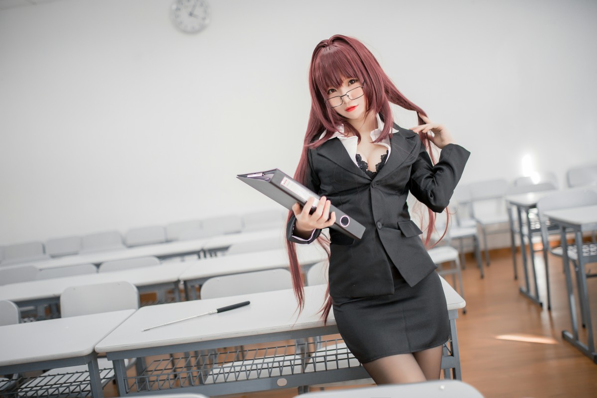 性感人气COSER Yoko宅夏Cos – 斯卡哈教师 – COSPLAY