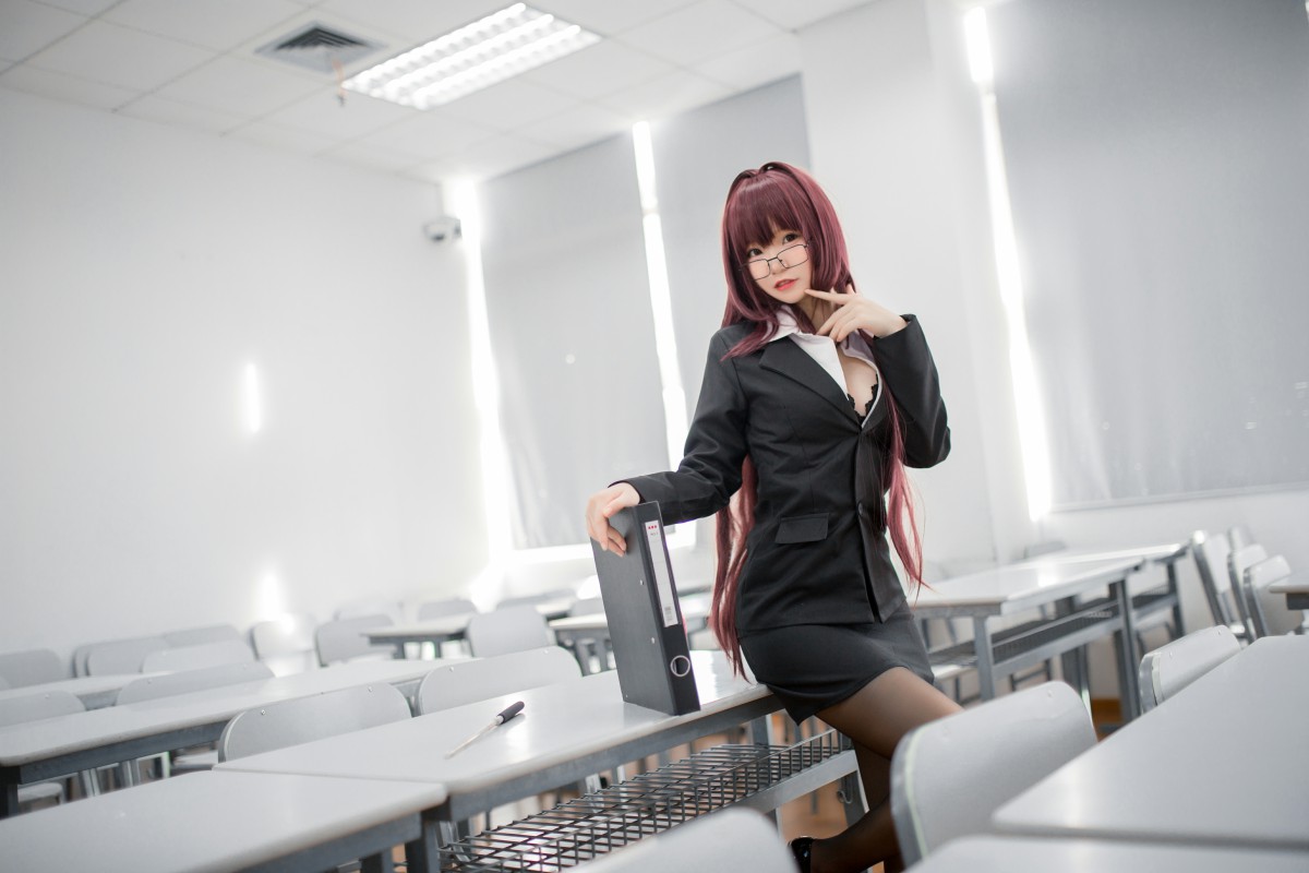 性感人气COSER Yoko宅夏Cos – 斯卡哈教师 – COSPLAY