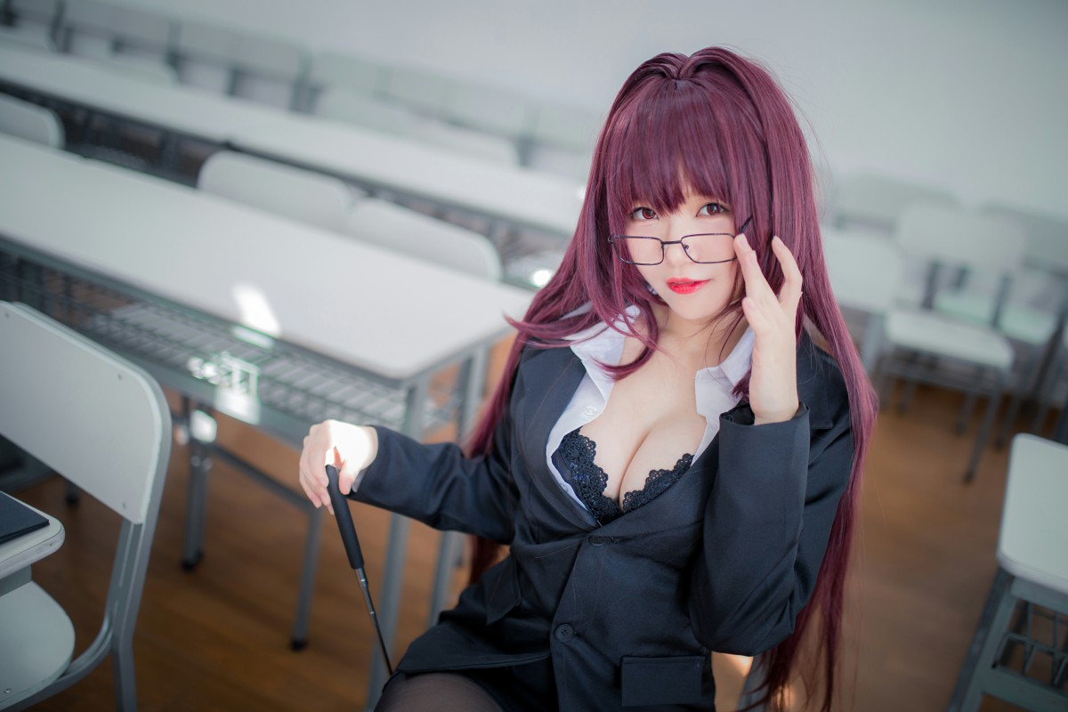 性感人气COSER Yoko宅夏Cos – 斯卡哈教师 – COSPLAY