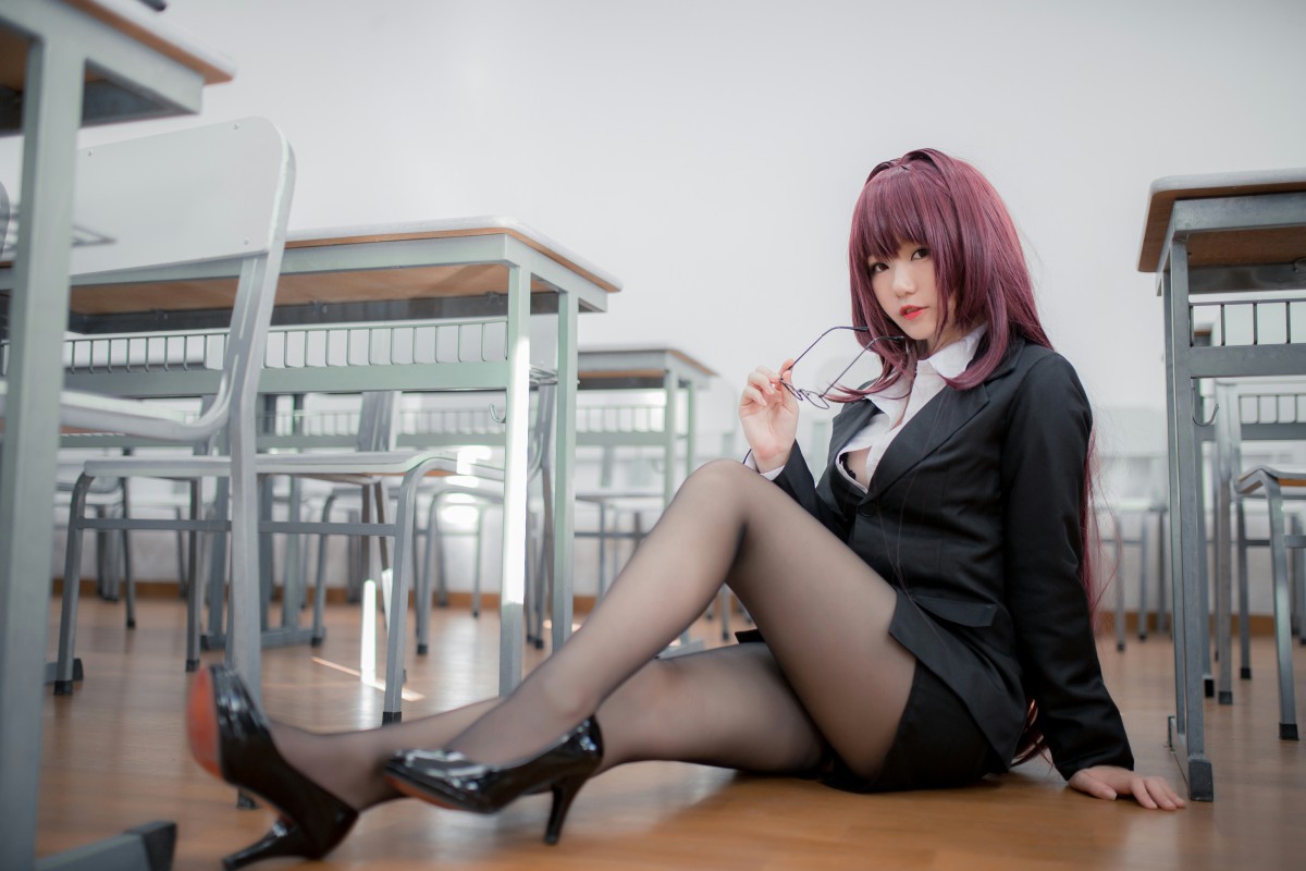 性感人气COSER Yoko宅夏Cos – 斯卡哈教师 – COSPLAY