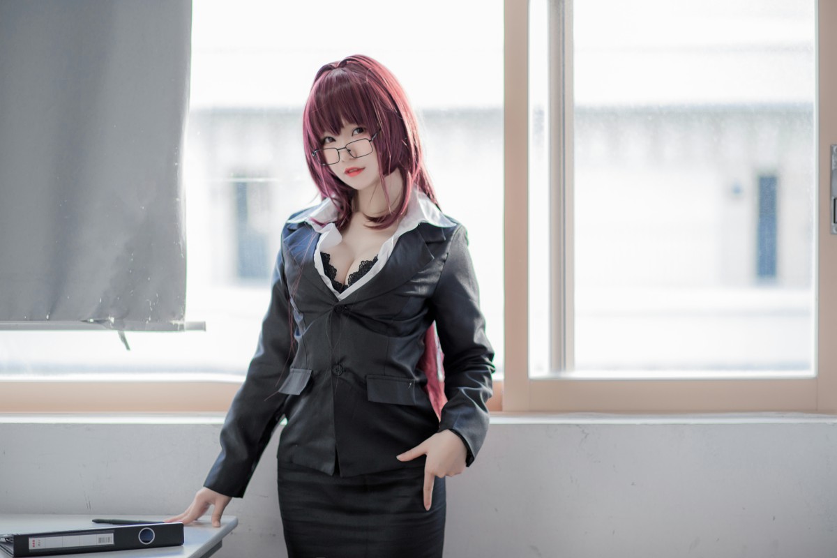 性感人气COSER Yoko宅夏Cos – 斯卡哈教师 – COSPLAY