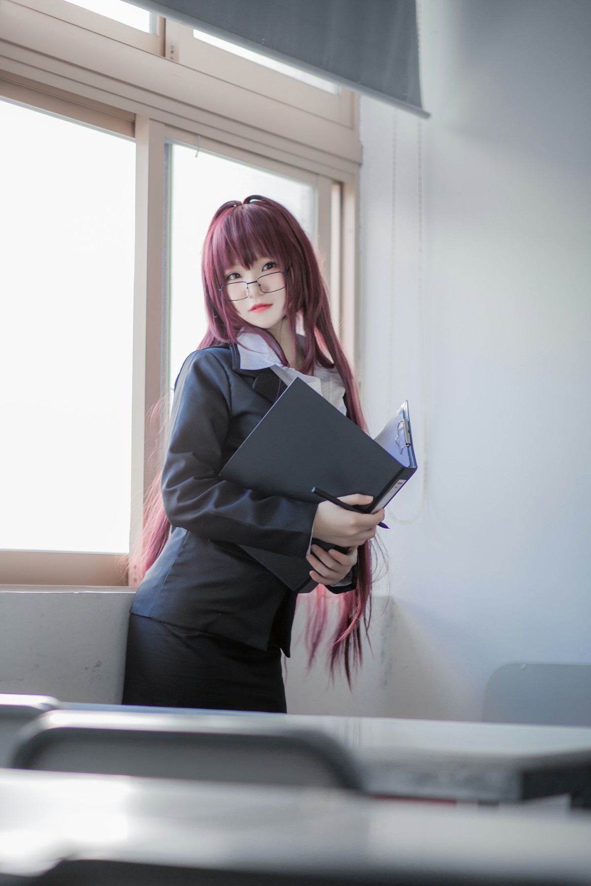 性感人气COSER Yoko宅夏Cos – 斯卡哈教师 – COSPLAY