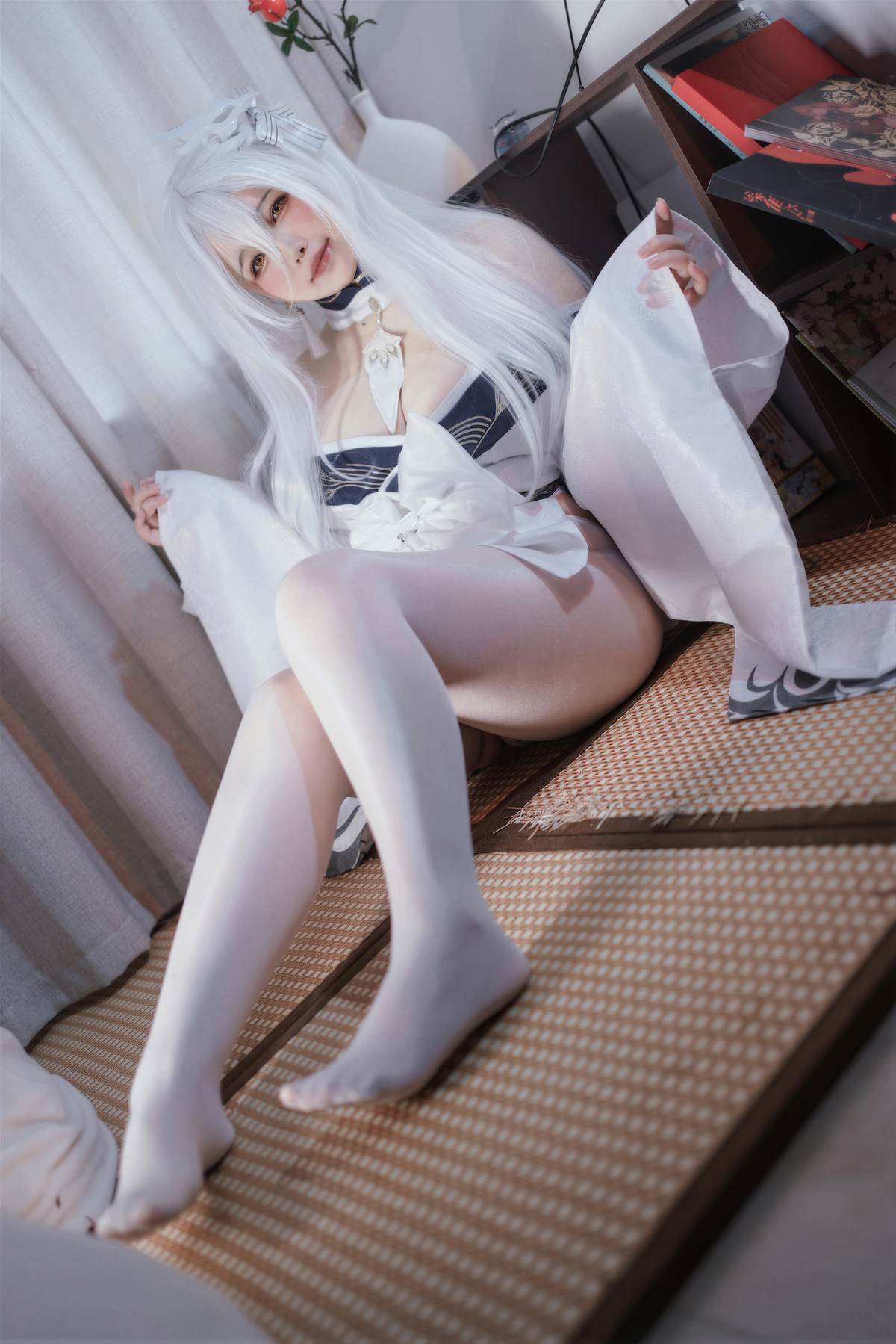 阿半今天很开心 – 碧蓝航线 白凤和服：和服白丝角色还原 60P1V