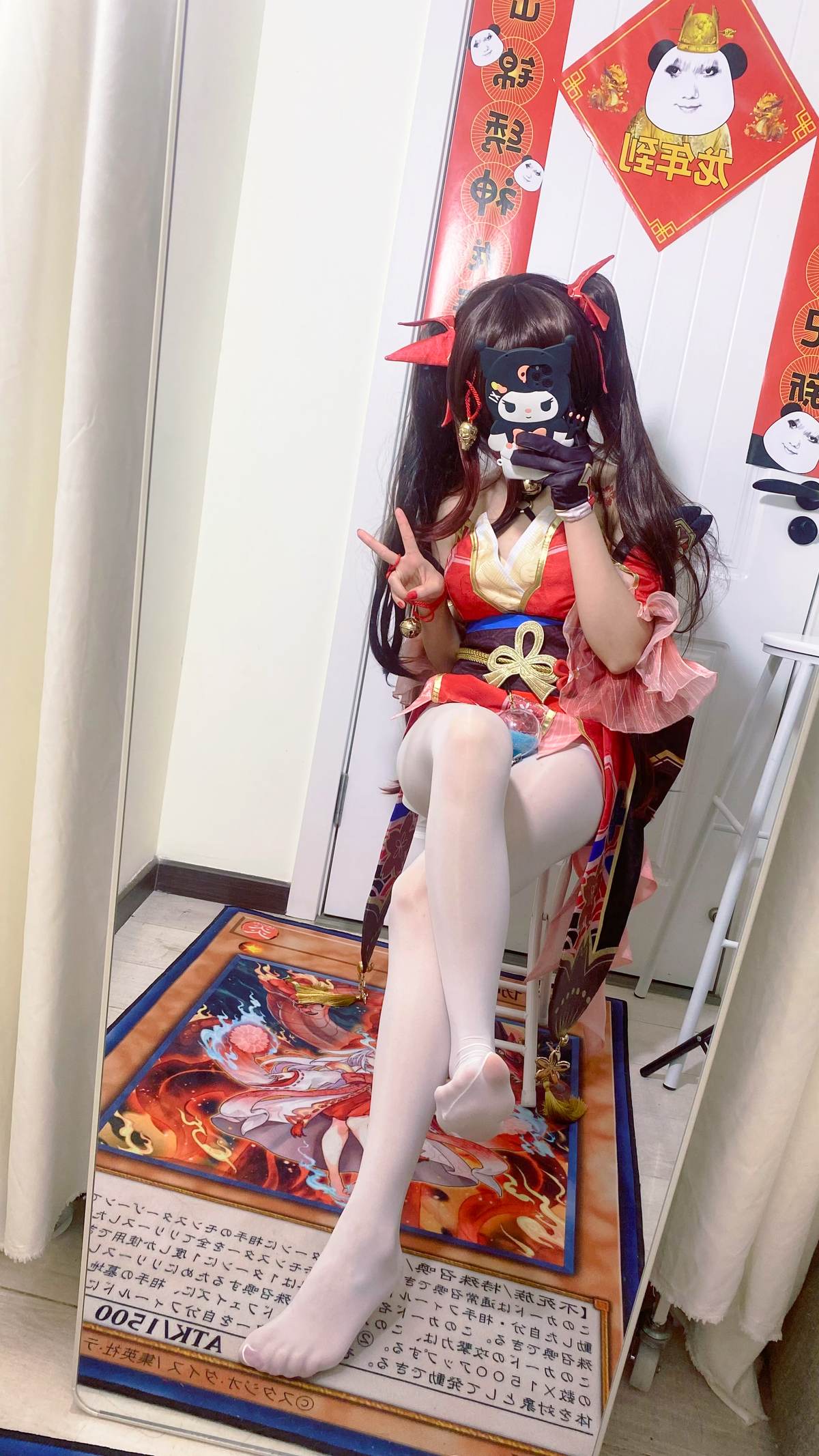 白栎Shirly – 崩坏星穹铁道 花火：黑白丝袜美腿足控还原 53P3V