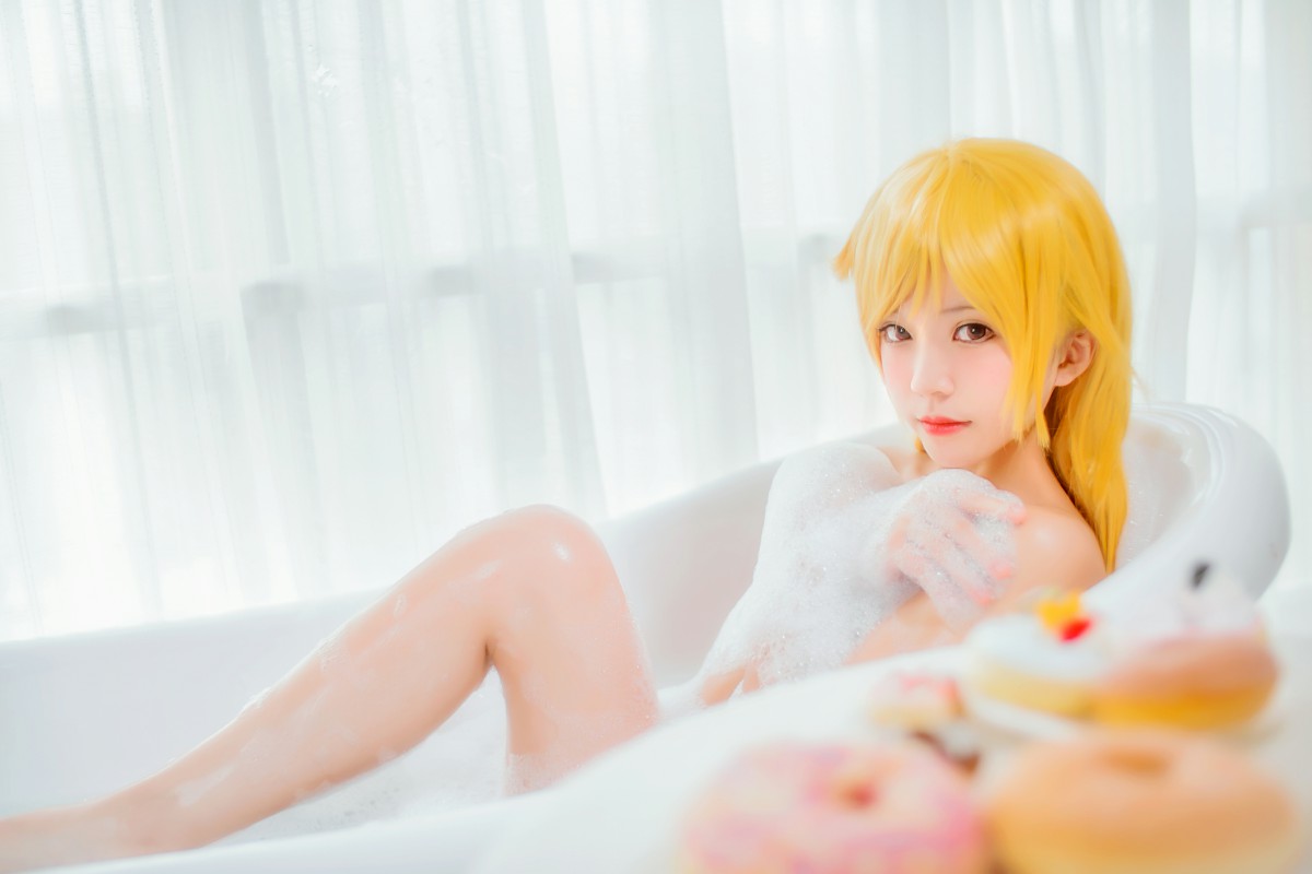 萝莉风COS 桜桃喵 – 小忍浴缸 – COSPLAY