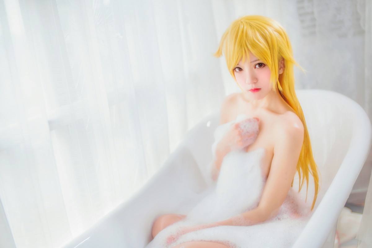 萝莉风COS 桜桃喵 – 小忍浴缸 – COSPLAY