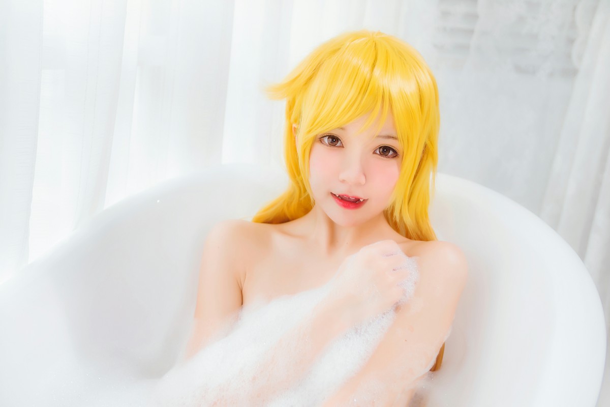 萝莉风COS 桜桃喵 – 小忍浴缸 – COSPLAY