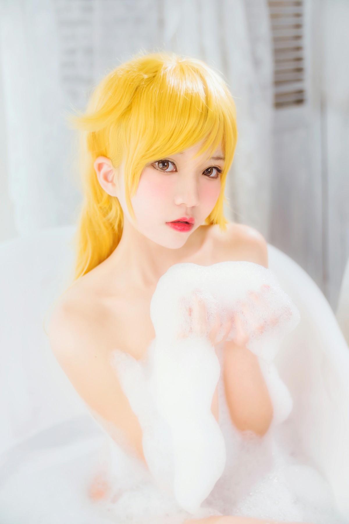 萝莉风COS 桜桃喵 – 小忍浴缸 – COSPLAY
