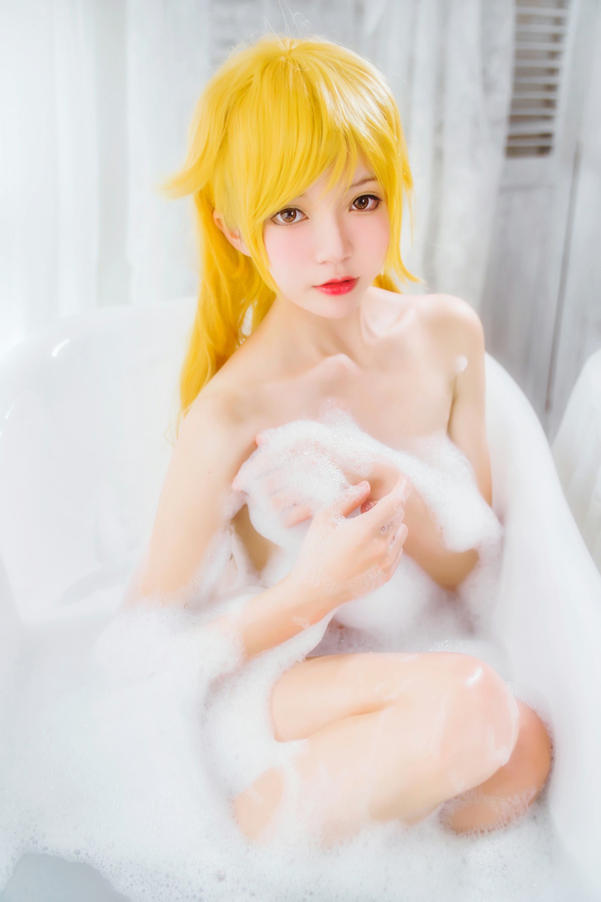 萝莉风COS 桜桃喵 – 小忍浴缸 – COSPLAY