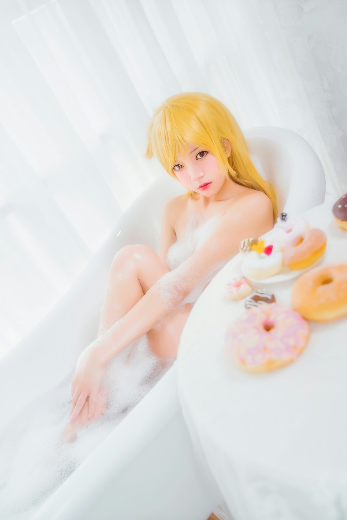 萝莉风COS 桜桃喵 – 小忍浴缸 – COSPLAY