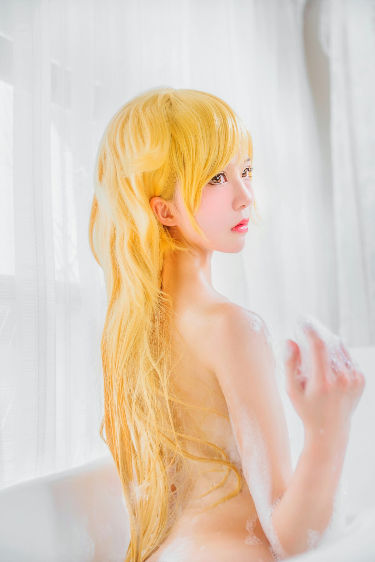 萝莉风COS 桜桃喵 – 小忍浴缸 – COSPLAY