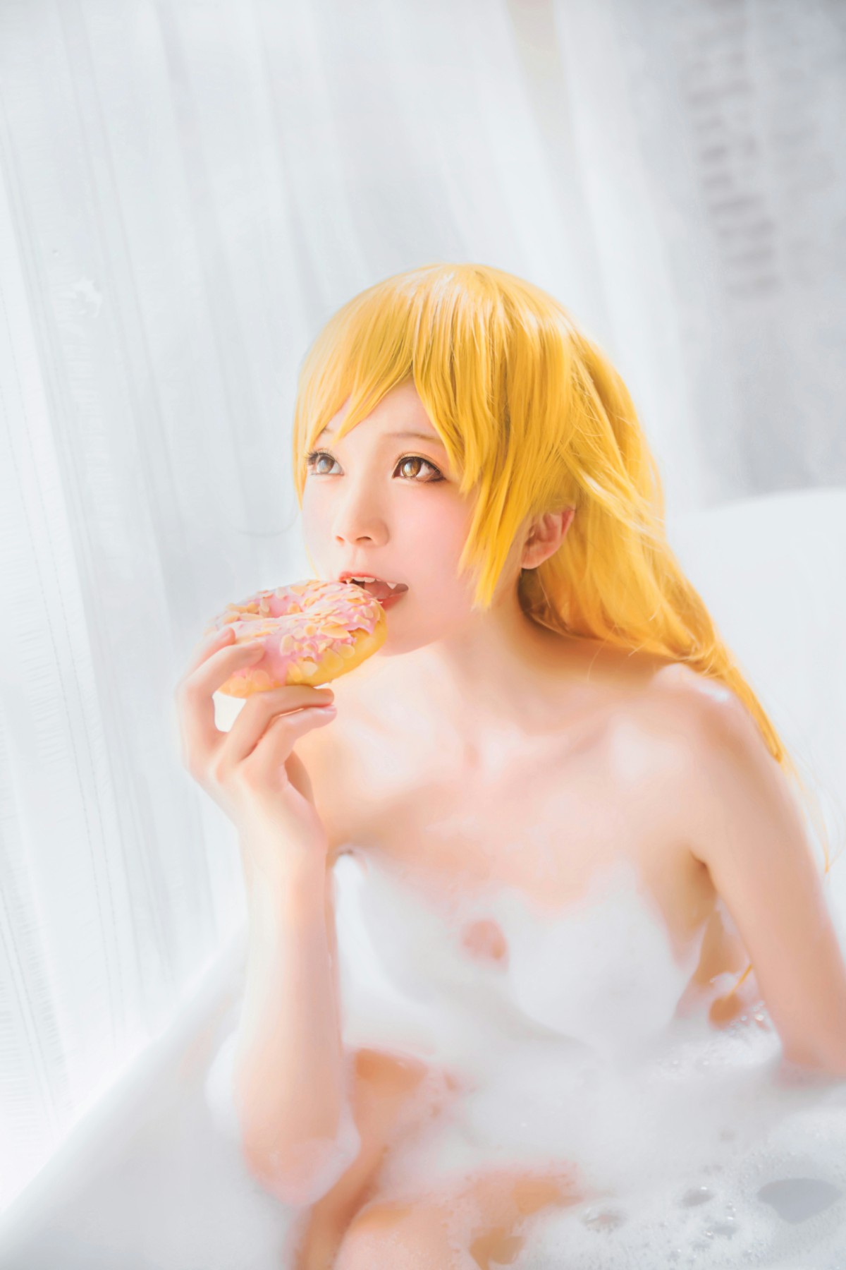 萝莉风COS 桜桃喵 – 小忍浴缸 – COSPLAY