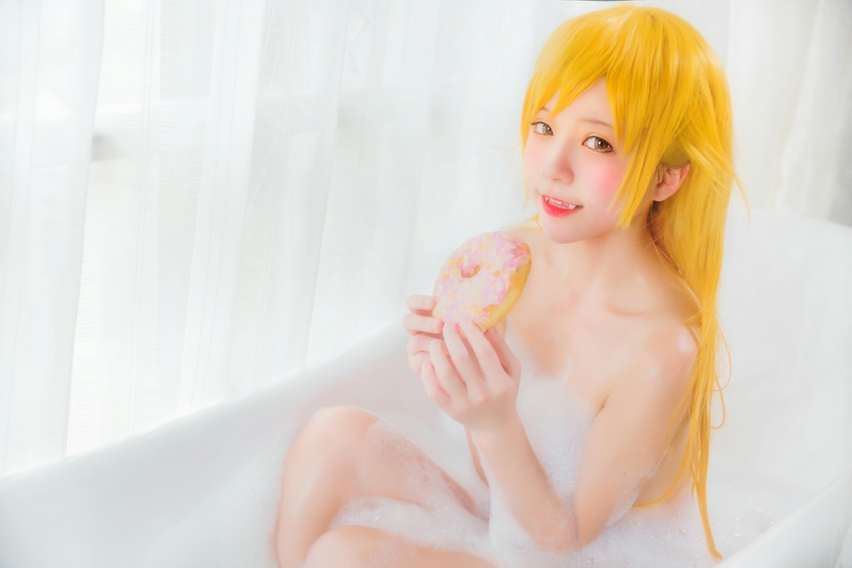 萝莉风COS 桜桃喵 – 小忍浴缸 – COSPLAY
