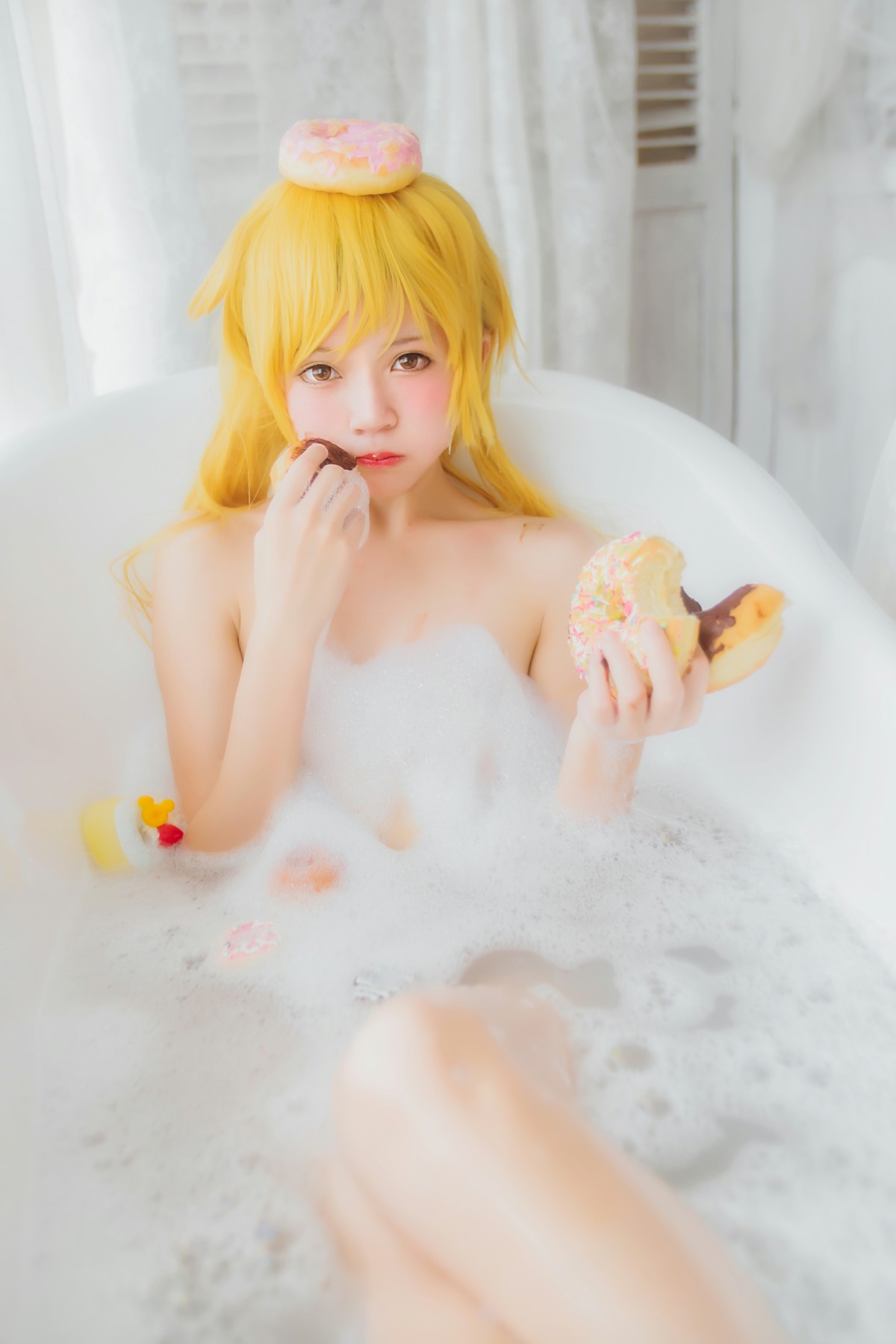萝莉风COS 桜桃喵 – 小忍浴缸 – COSPLAY