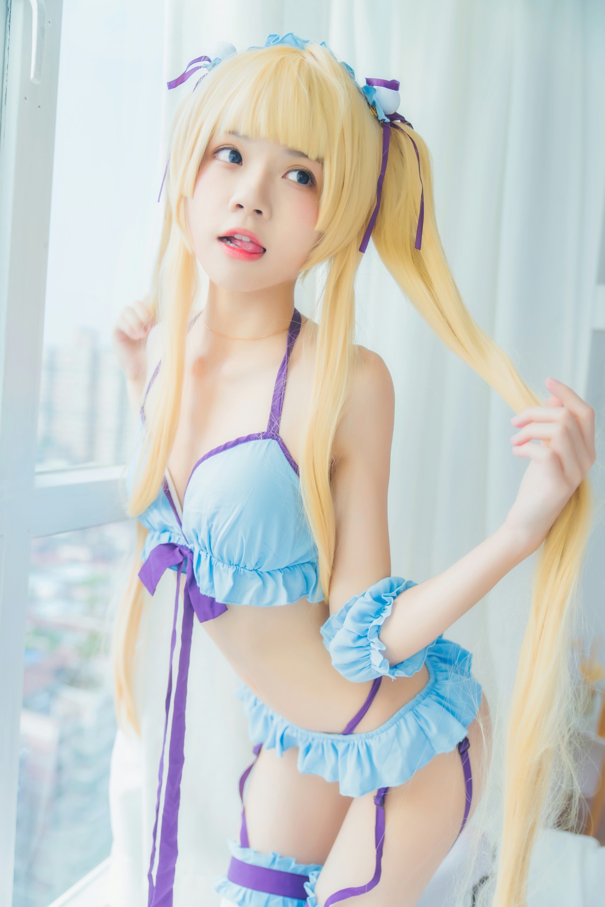 萝莉风COS 桜桃喵 – 英梨梨COS 01 – COSPLAY