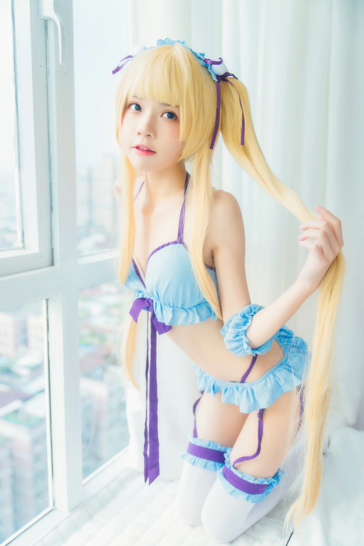 萝莉风COS 桜桃喵 – 英梨梨COS 01 – COSPLAY