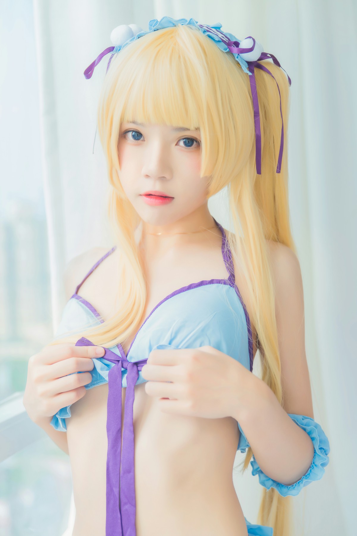 萝莉风COS 桜桃喵 – 英梨梨COS 01 – COSPLAY